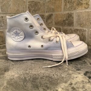Converse Chuck Taylor All Star Cloud SwiHigh-Top Sneakers - Light Blue and White